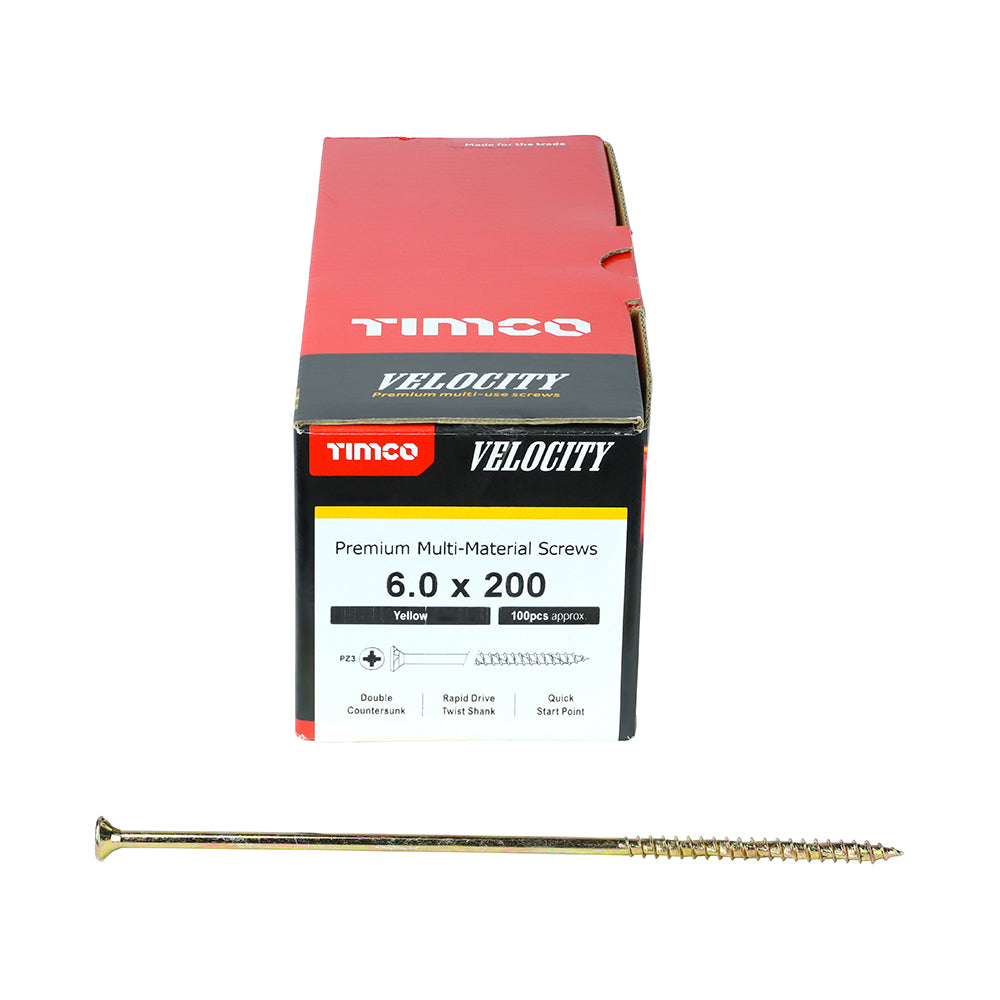 TIMCO Velocity Screw PZ3 CSK ZYP