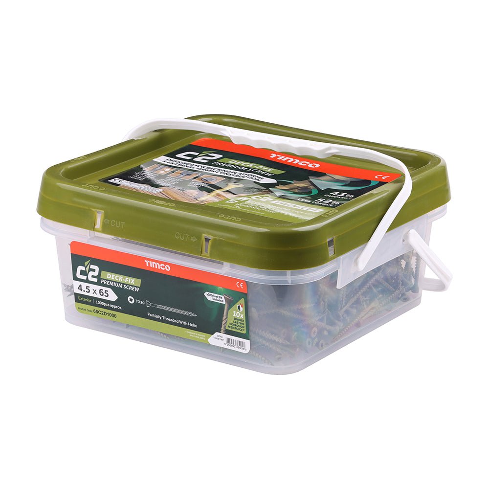 TIMCO C2 Deck-Fix TX CSK GRN