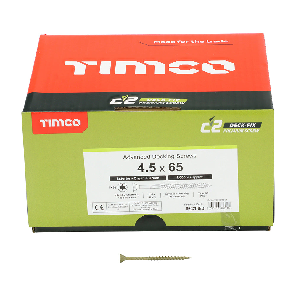 TIMCO C2 Deck-Fix TX CSK GRN