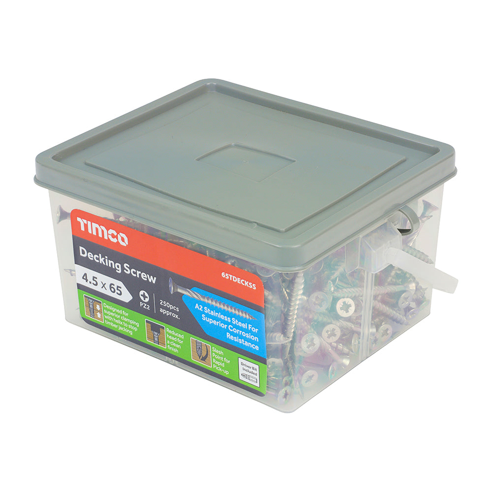 TIMCO Decking Screw PZ2 - A2 S/S