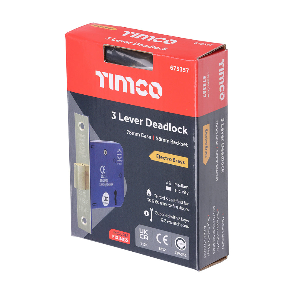 TIMCO 3 Lever Deadlock