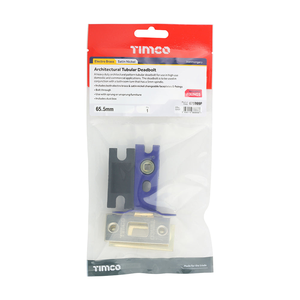 TIMCO Arch Tubular D/Bolt EB & SN