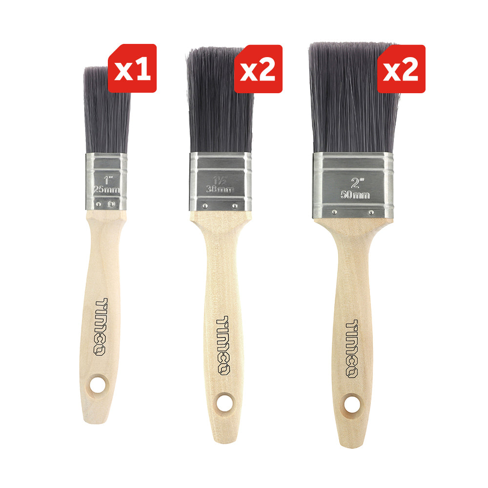 TIMCO Pro Synth Paint Brush Set