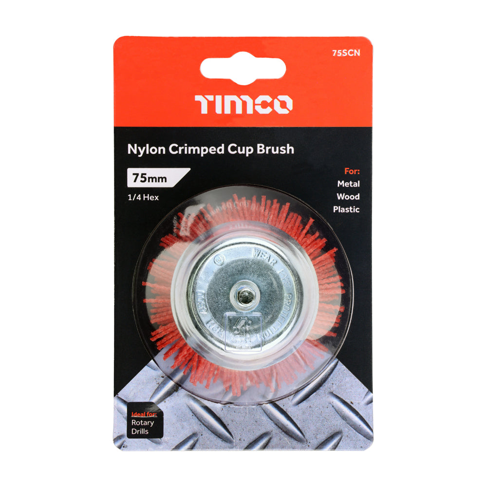 TIMCO Drill Nylon Cup Brush