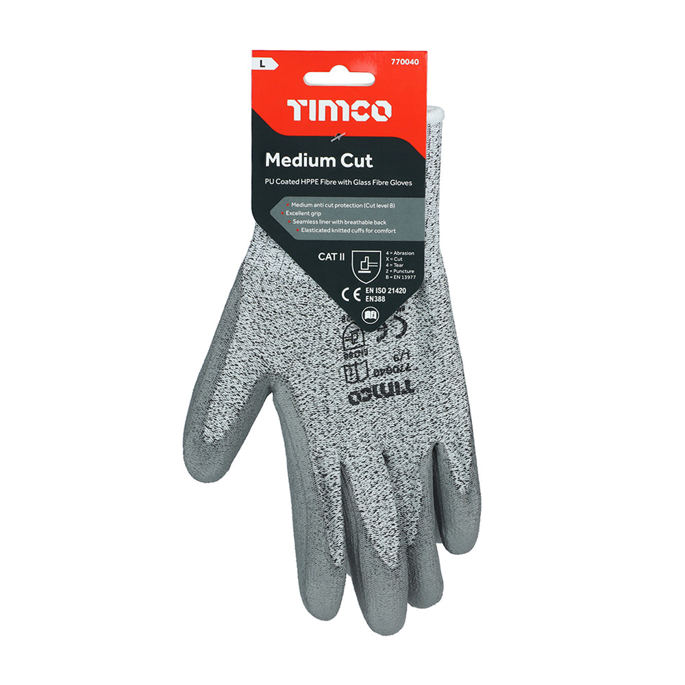 TIMCO Medium Cut B Glove PU