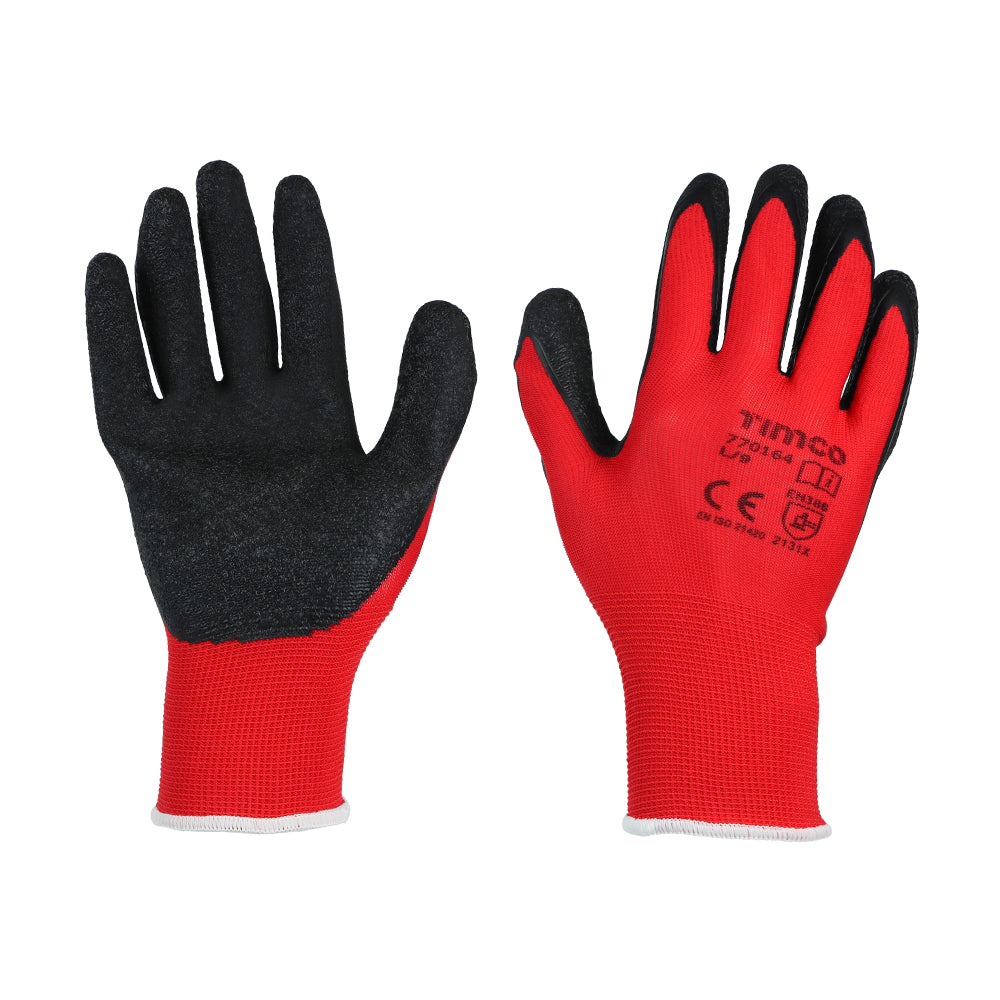 TIMCO Light Grip Glove Latex Crinkle