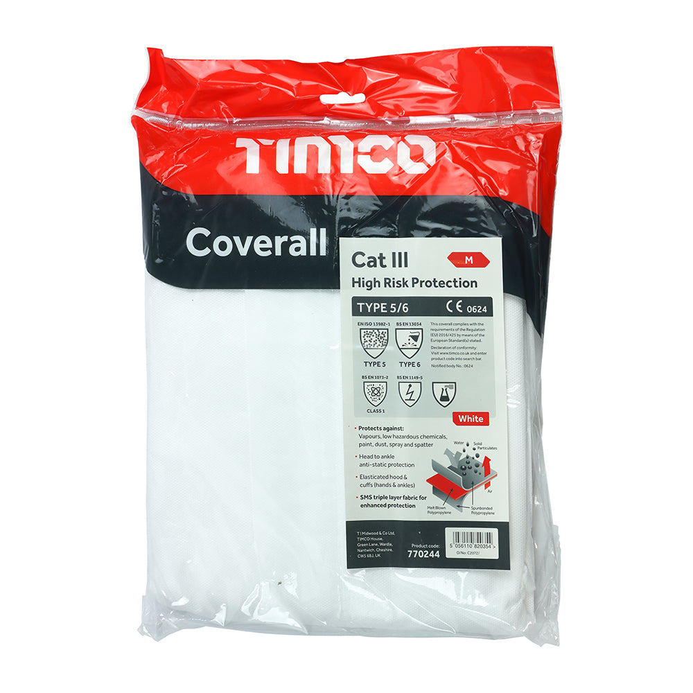 TIMCO Type 5/6 Coverall White