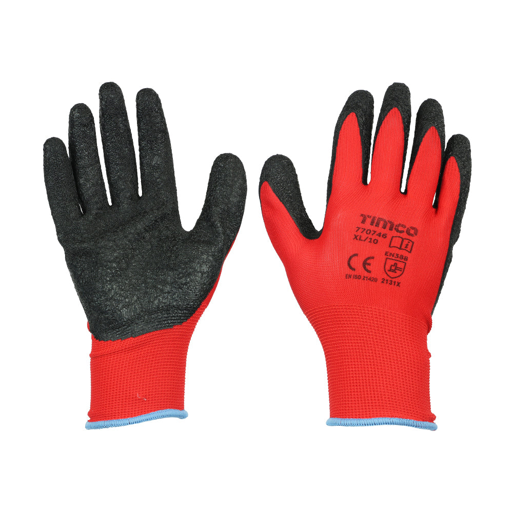 TIMCO Light Grip Glove Latex Crinkle