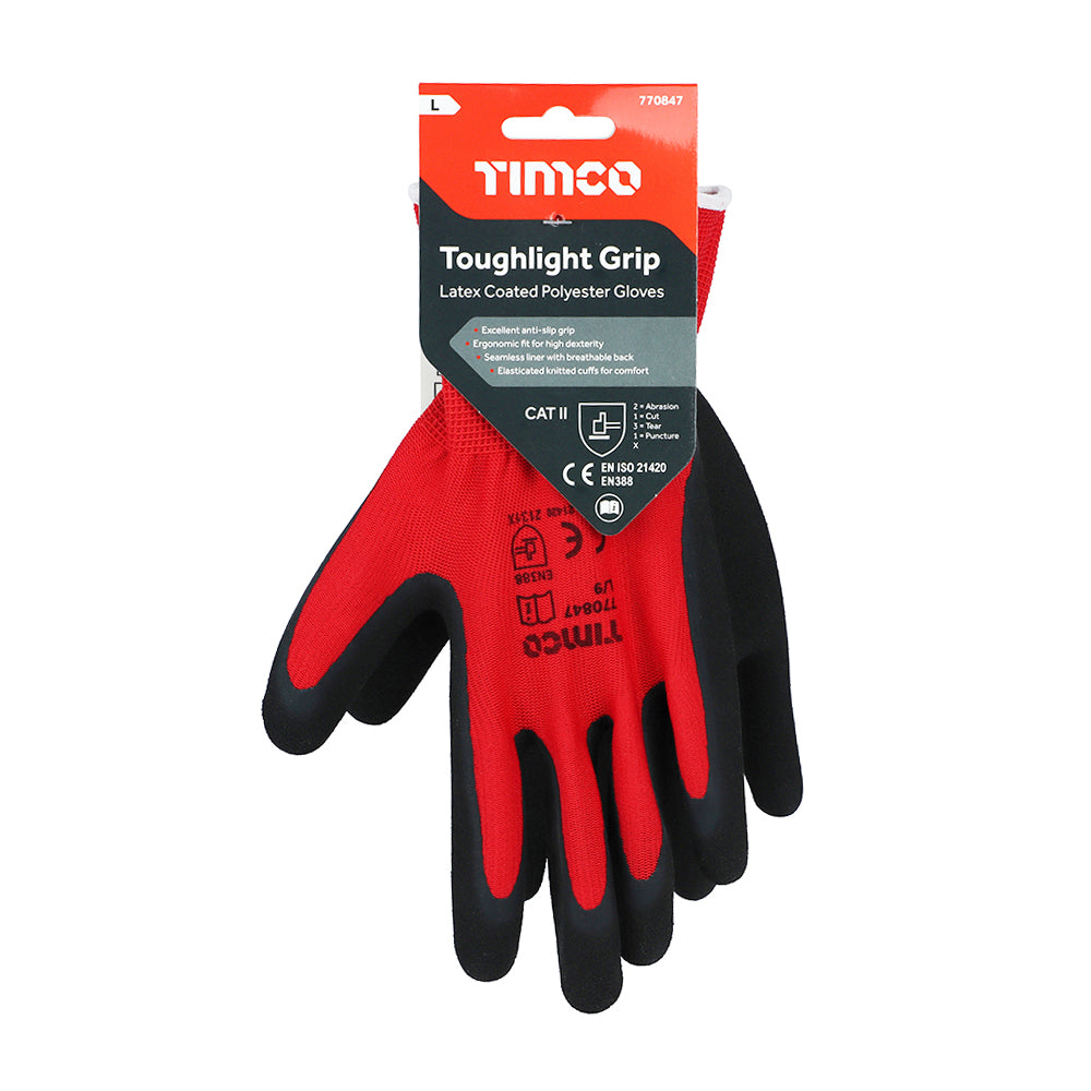 TIMCO Toughlight Glove Latex Sandy