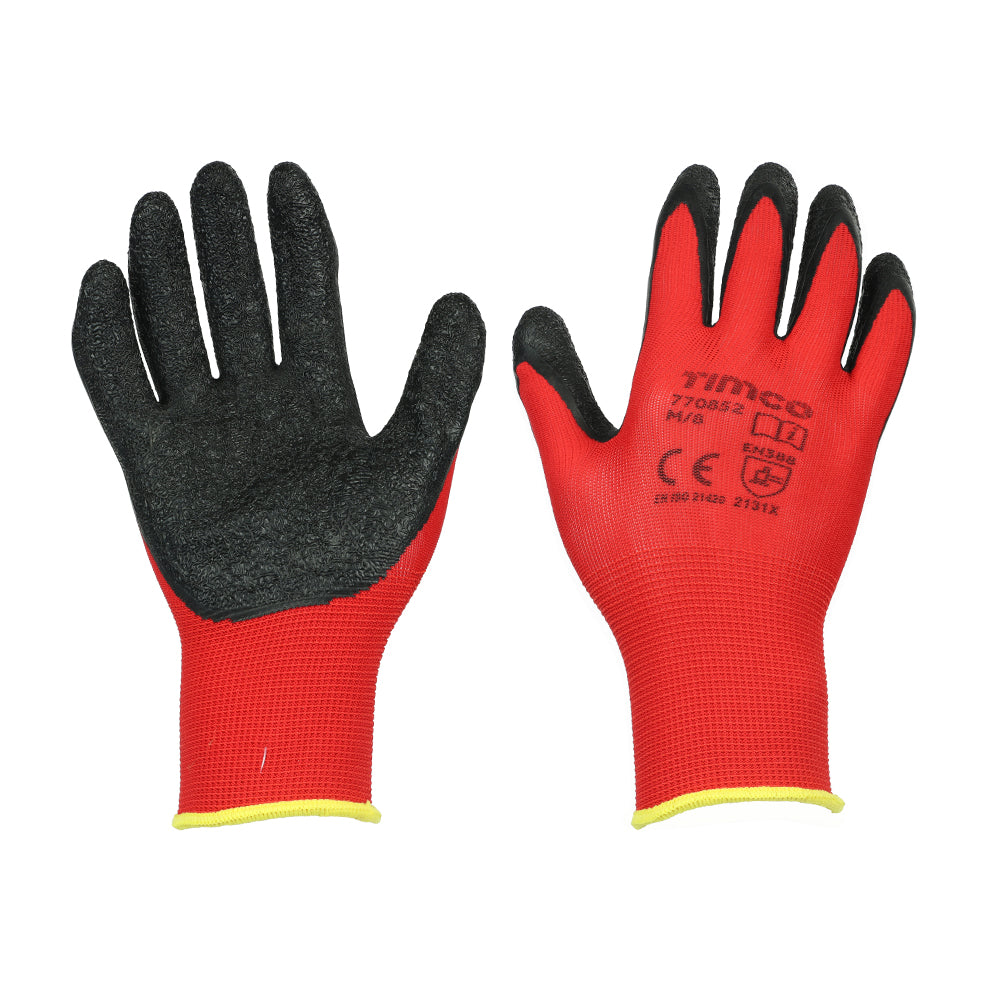 TIMCO Light Grip Glove Latex Crinkle
