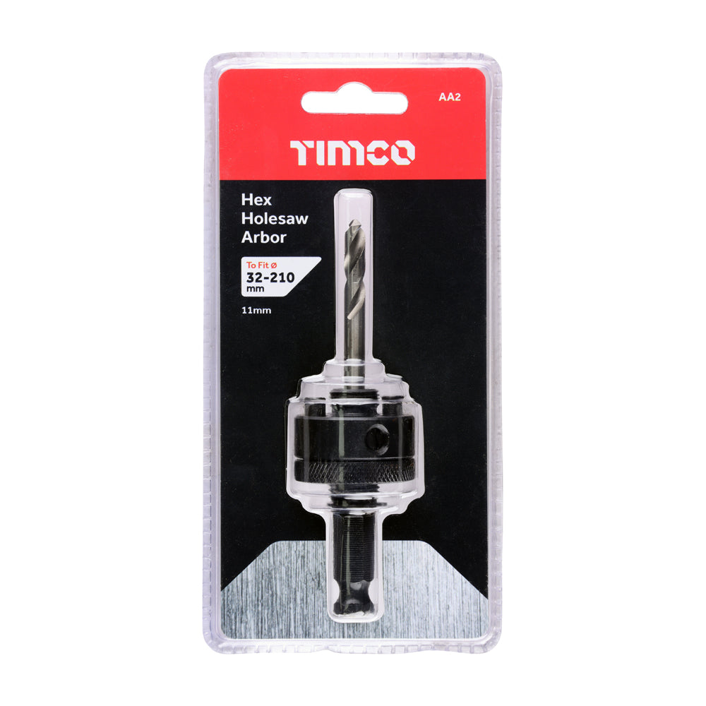 TIMCO Holesaw Arbor Hex 11mm