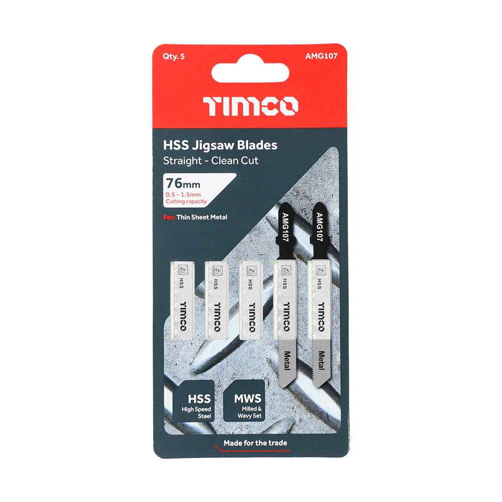 TIMCO Jigsaw Blade for Metal