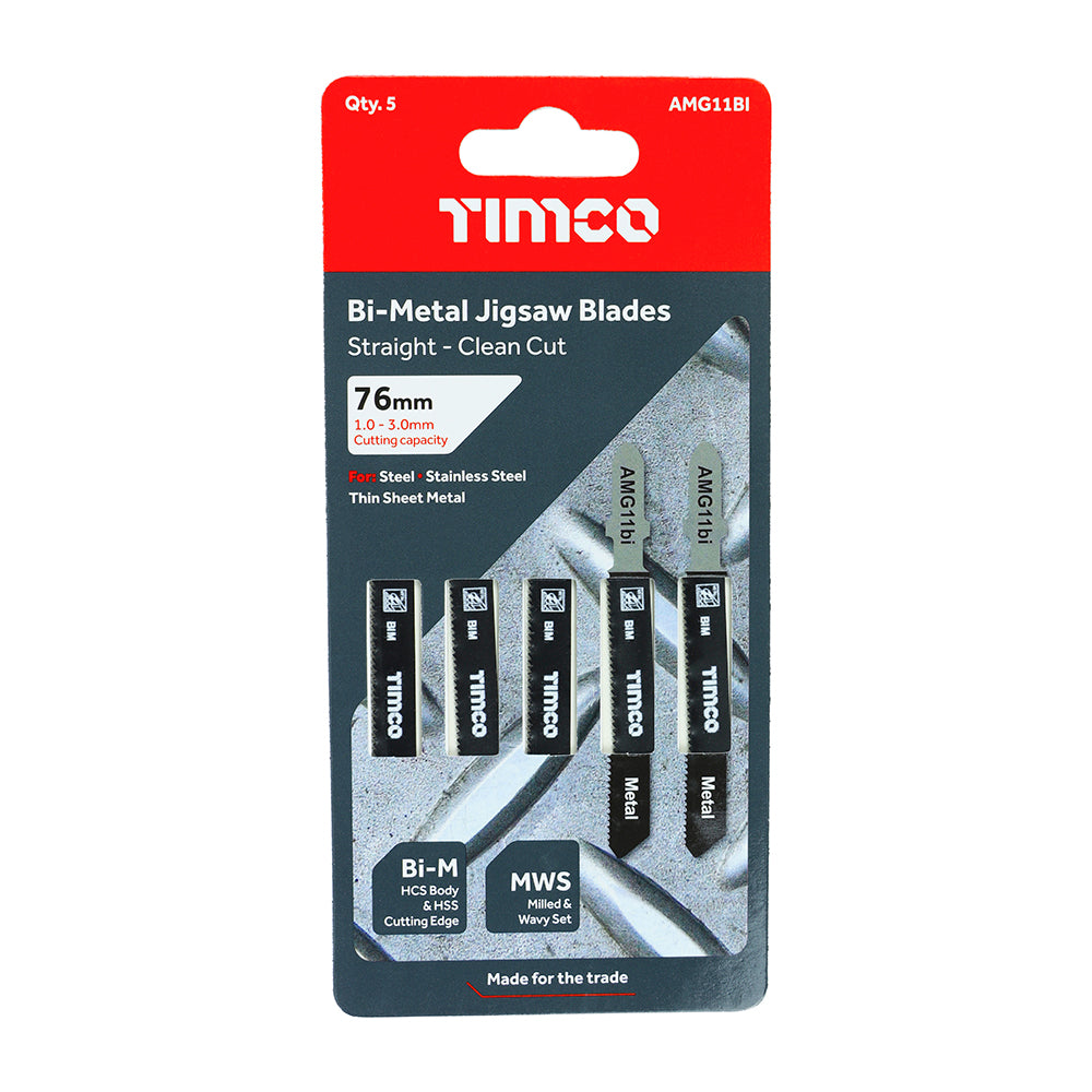 TIMCO Bi-Met Jigsaw Blade for Metal