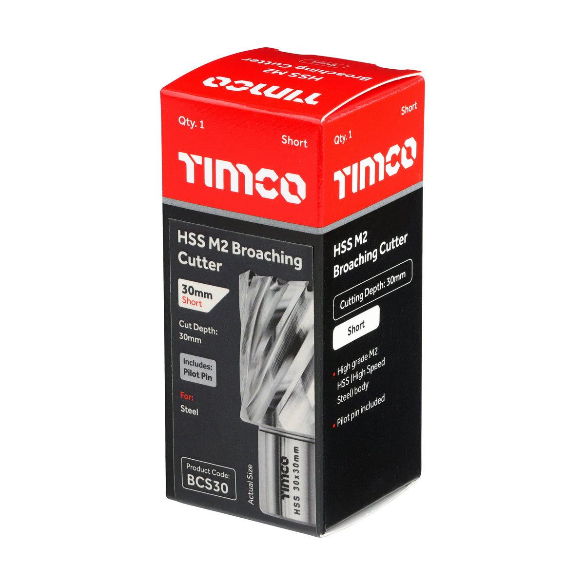 TIMCO Broaching Cutter HSS M2 Short