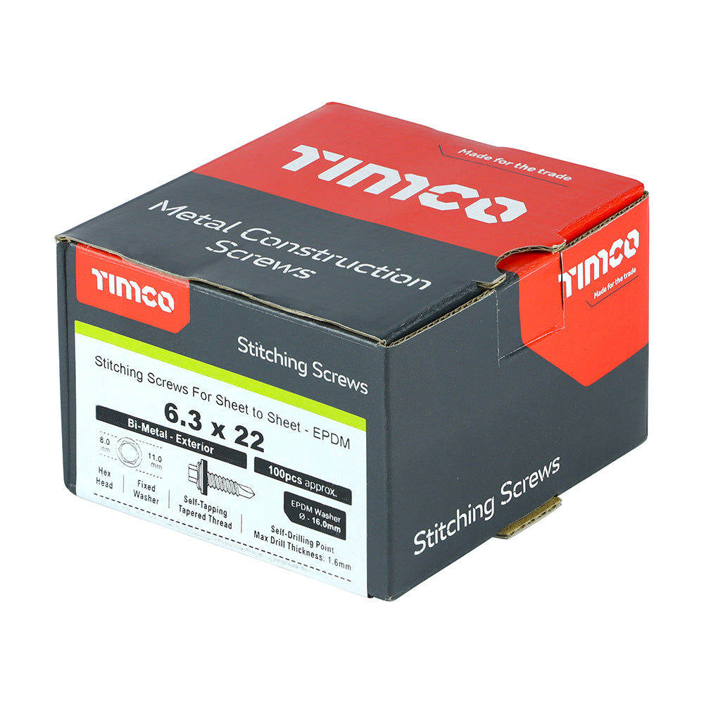 TIMCO Stitch Screw HEX W16 No1 BIMET