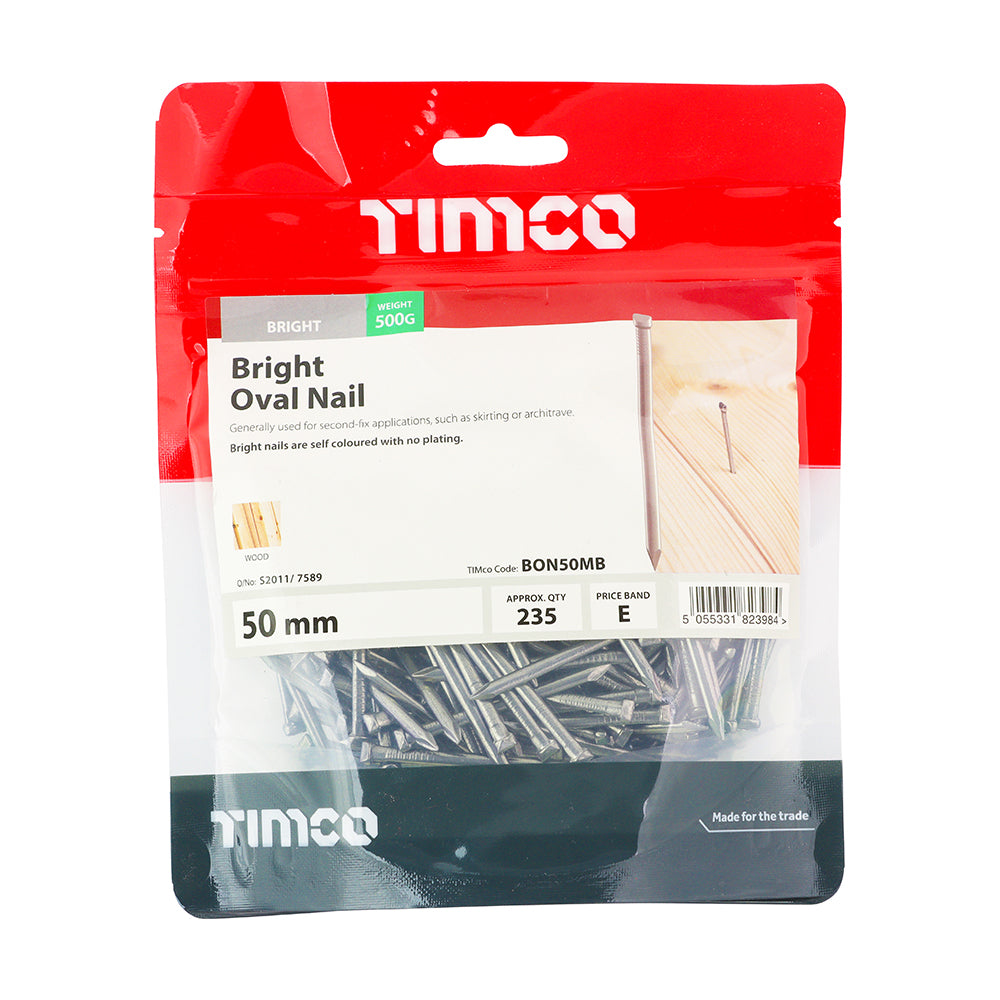 TIMCO Oval Nail - Bright
