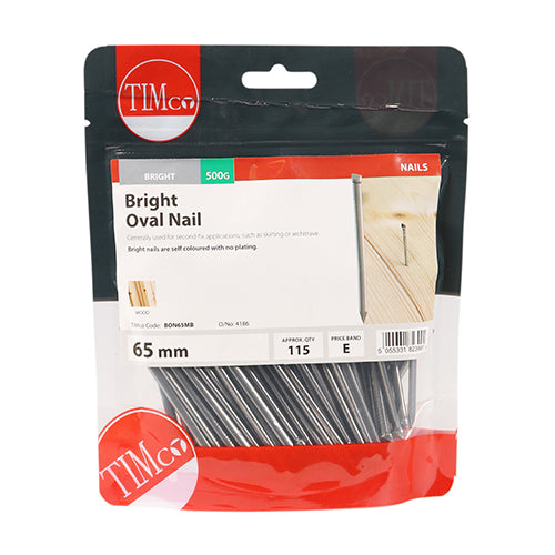 TIMCO Oval Nail - Bright
