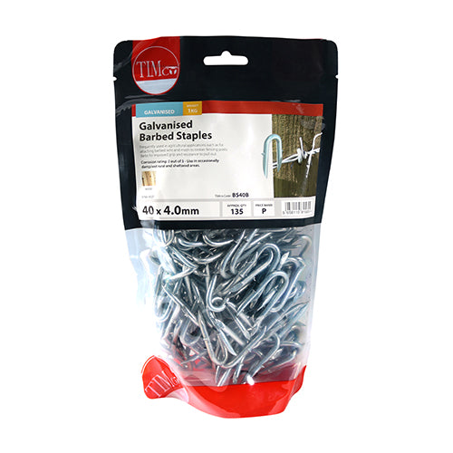 TIMCO Barbed Staples - Galvanised