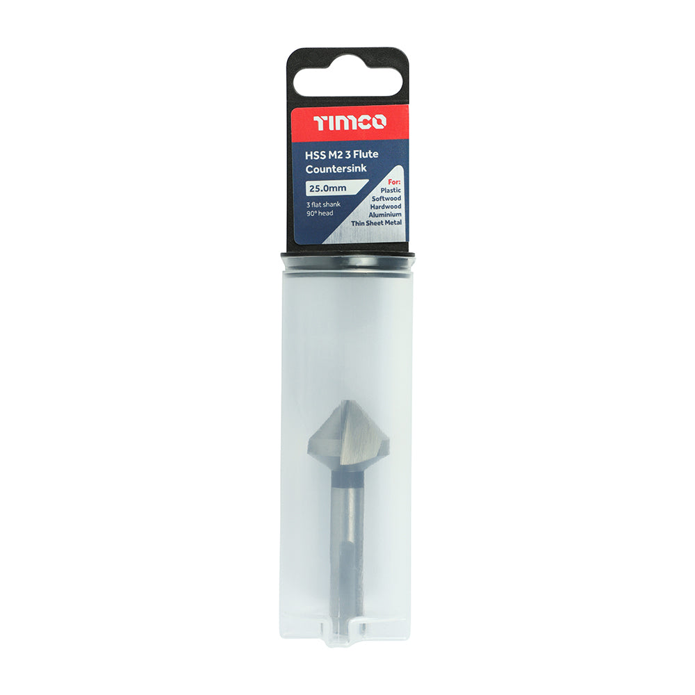 TIMCO 3 Flute Countersink M2 HSS