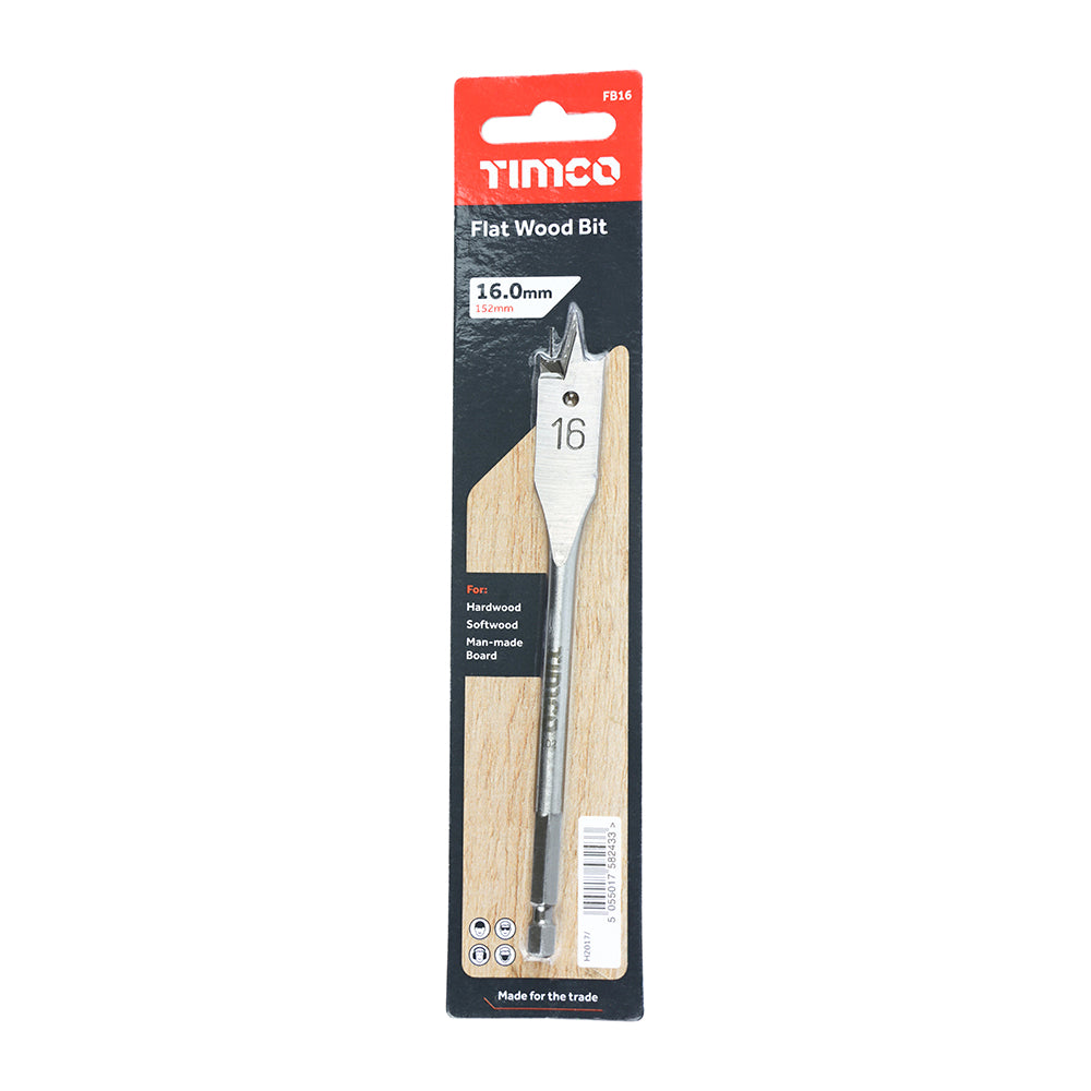 TIMCO Flat Wood Bit