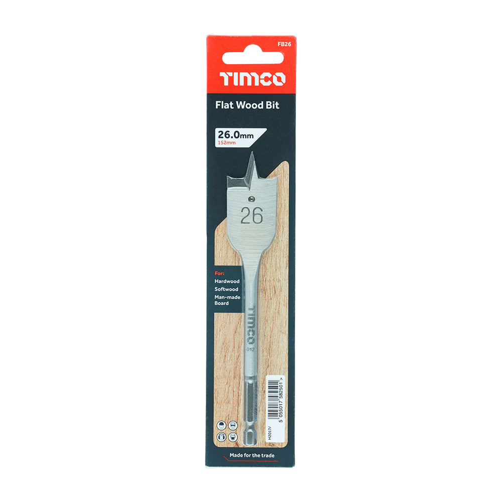 TIMCO Flat Wood Bit