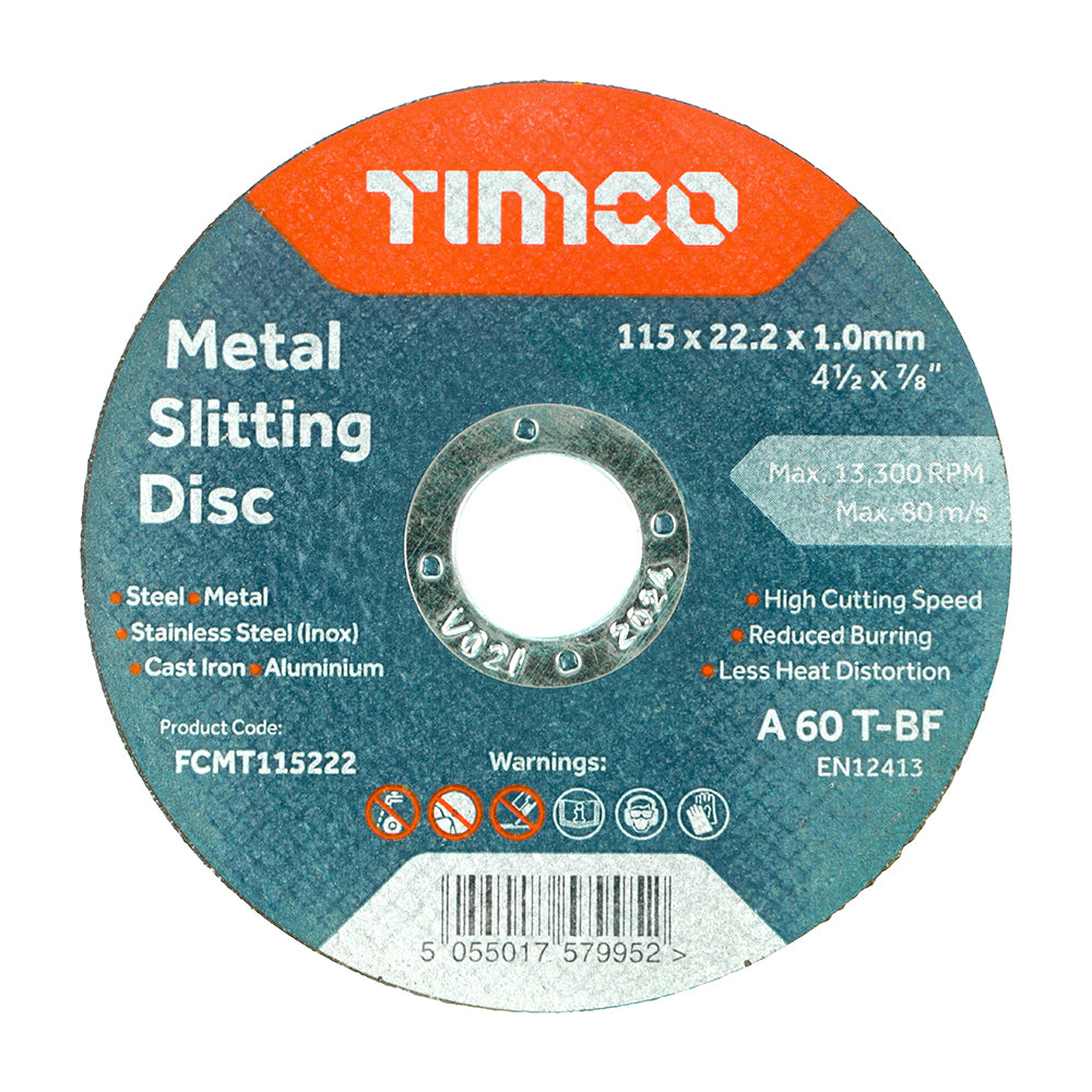 TIMCO Metal Slitting Discs