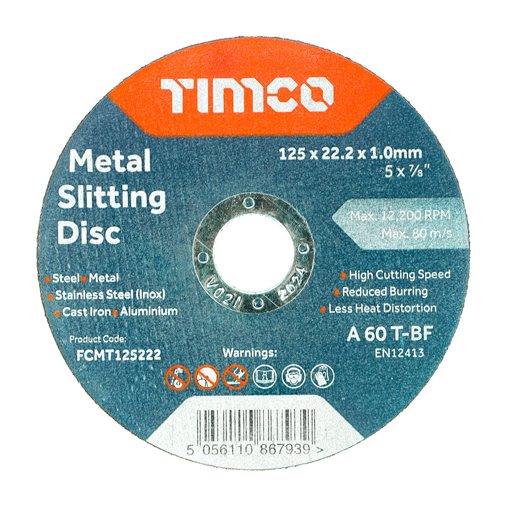 TIMCO Metal Slitting Discs