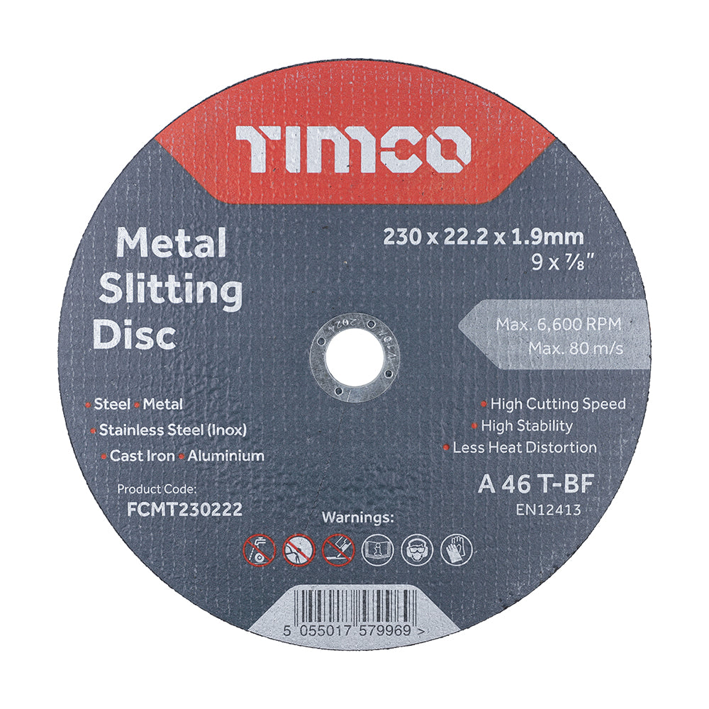 TIMCO Metal Slitting Discs