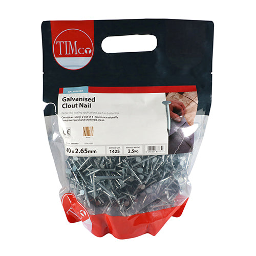 TIMCO Clout Nails - Galvanised