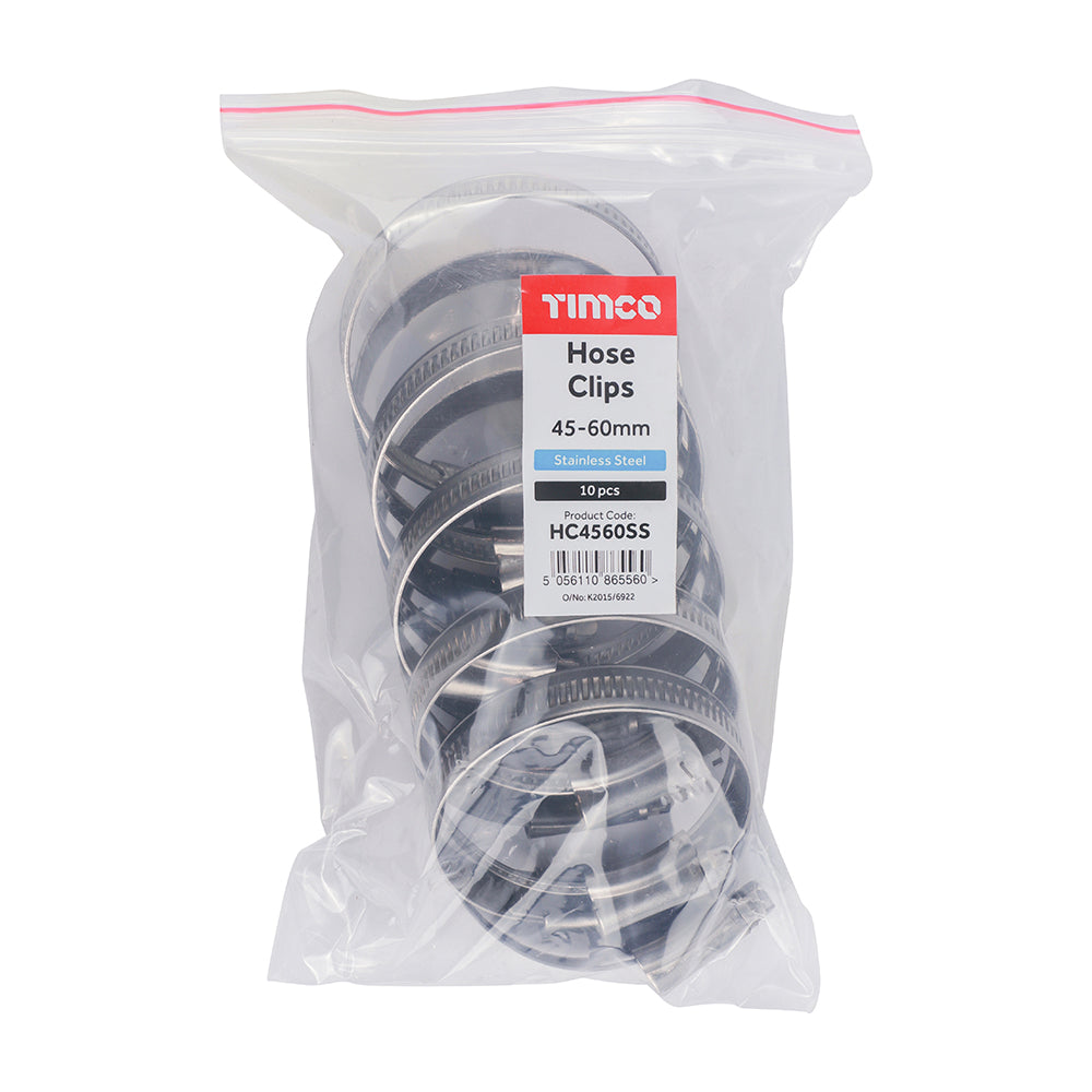 TIMCO Hose Clips - Stainless Steel