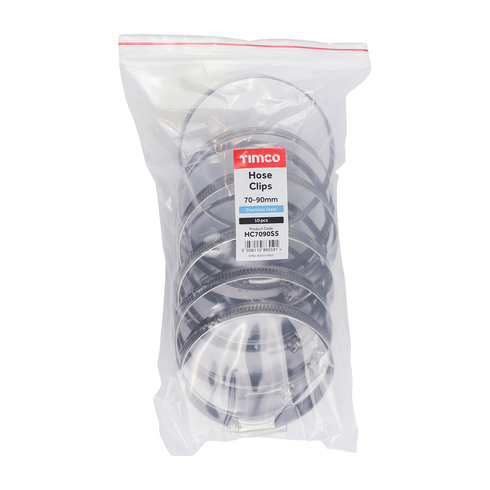 TIMCO Hose Clips - Stainless Steel