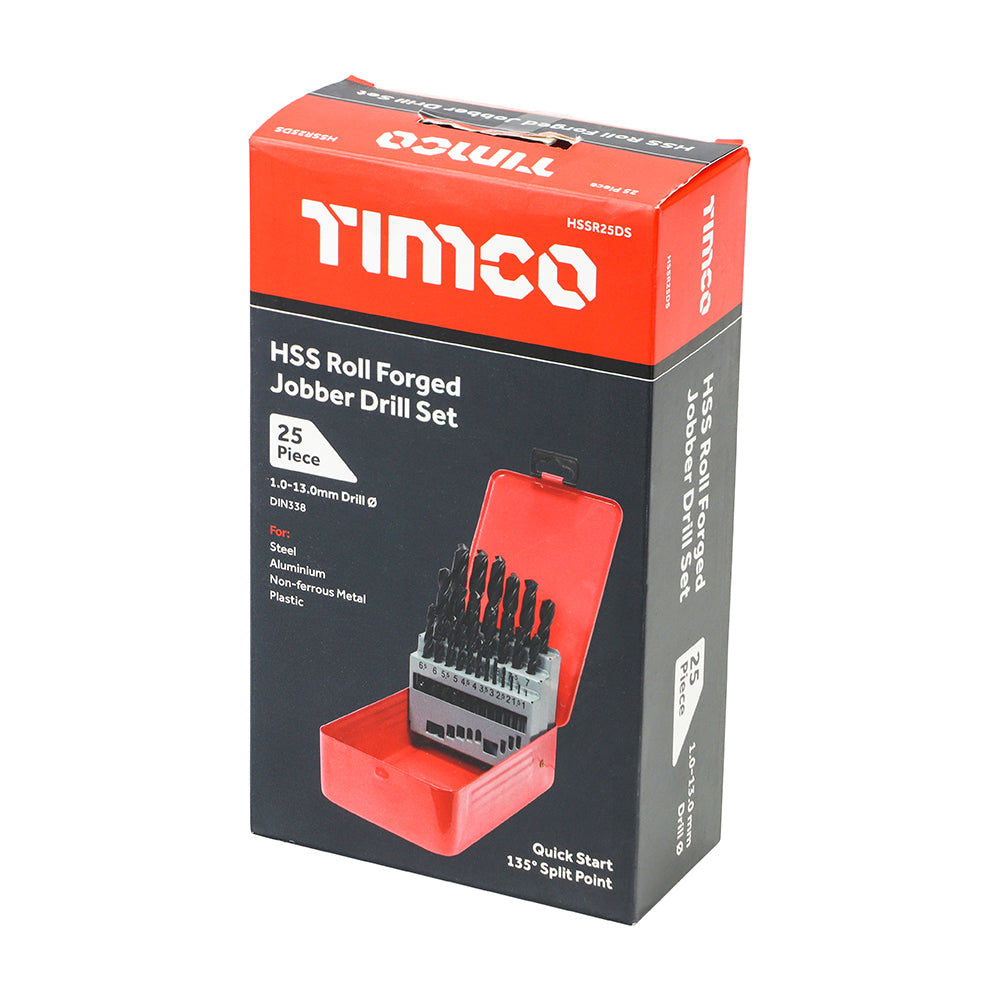 TIMCO HSS-R Jobber Bit Set 1-13mm