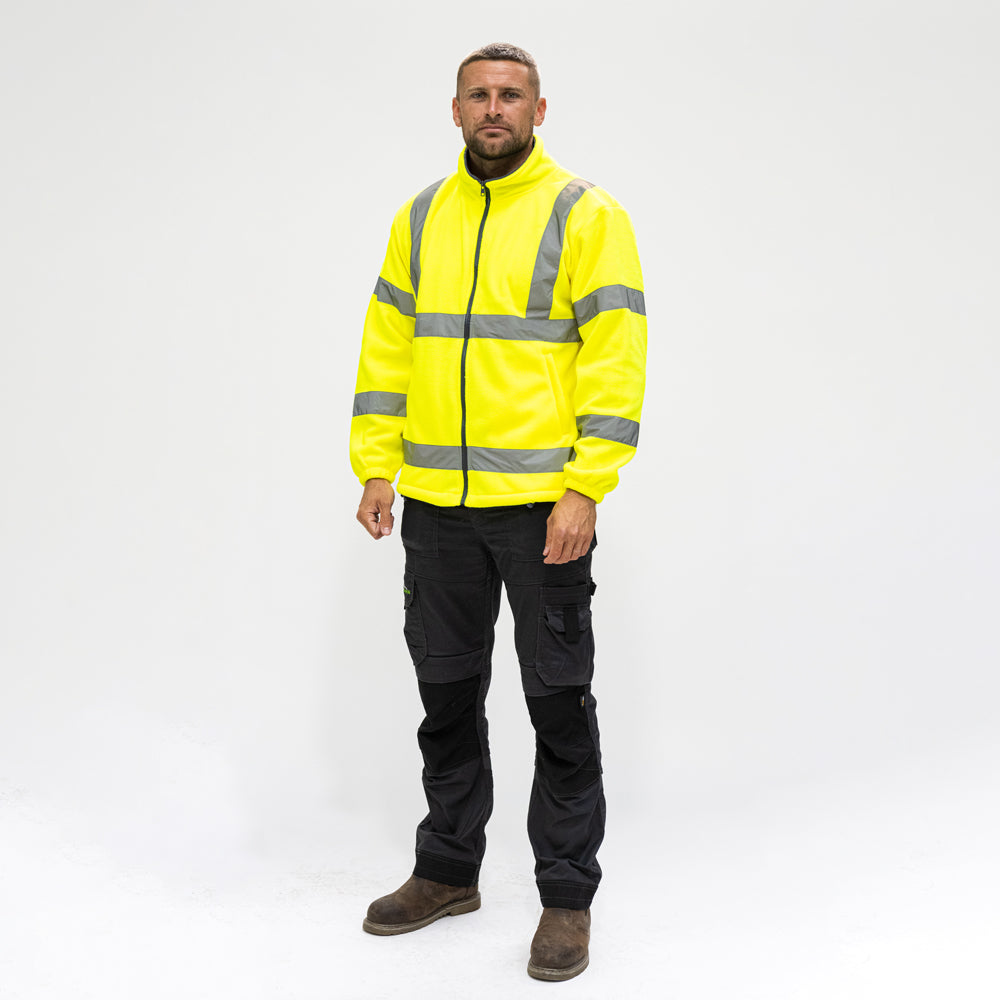 TIMCO Hi-Vis Fleece Jacket Yellow