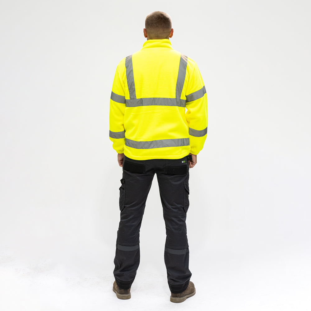 TIMCO Hi-Vis Fleece Jacket Yellow