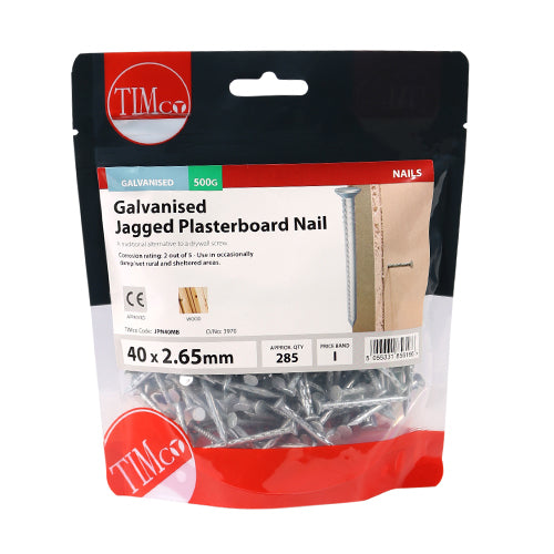 TIMCO Jagged Plasterboard - Galv