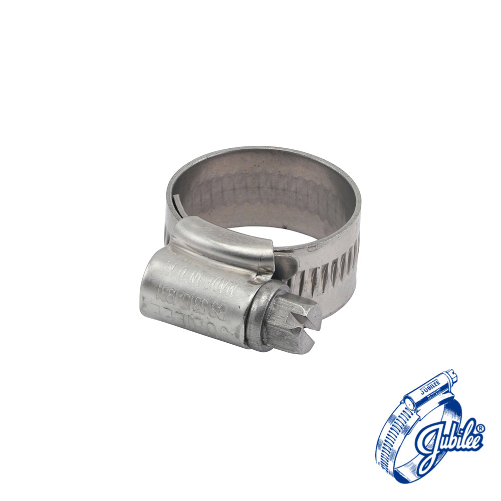 TIMCO Jubilee Clip - 304 Stainless Steel / 16-22mm / Box of 10