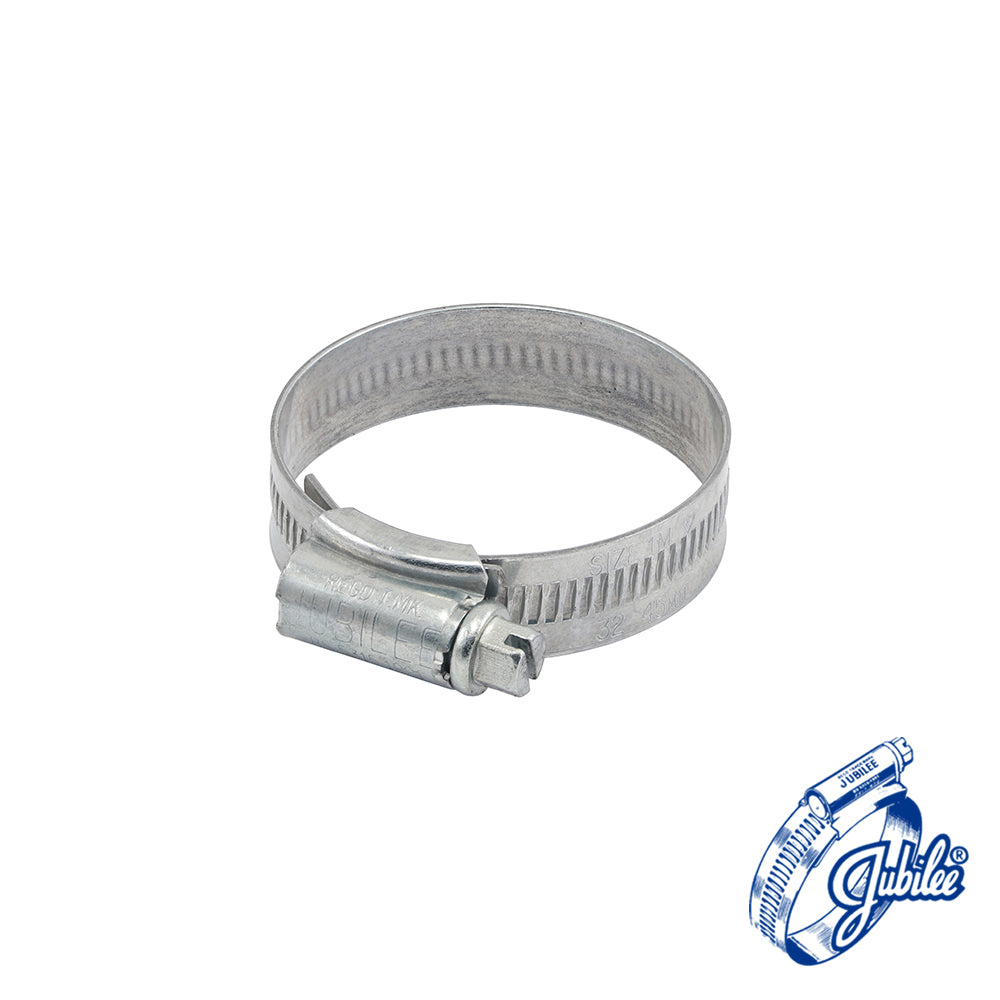 TIMCO Jubilee Clip - Zinc Protected Mild Steel / 32-45mm / Box of 10