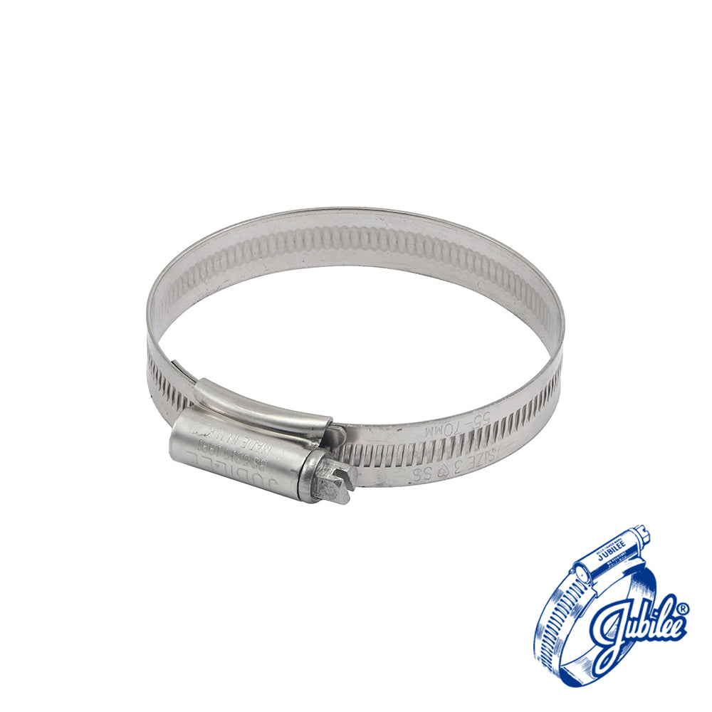 TIMCO Jubilee Clip - 304 Stainless Steel / 55-70mm / Box of 10