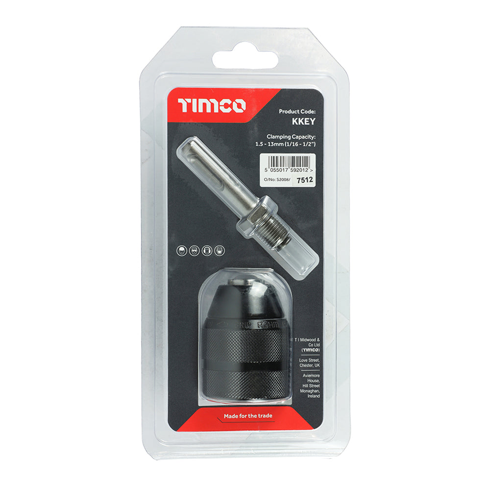 TIMCO Keyless Chuck & SDS Adaptor