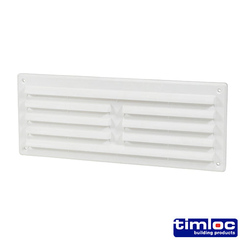 TIMCO Louvre Grille Vent F/Scr White