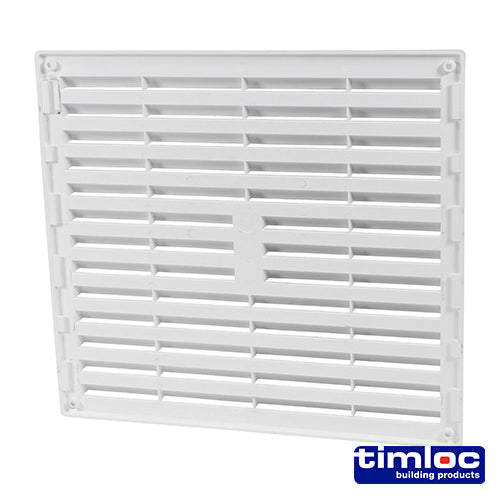 TIMCO Louvre Grille Vent White