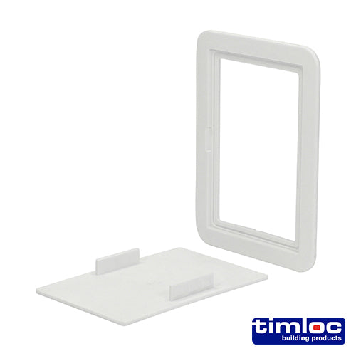 TIMCO Access Panel Clip Fit - White