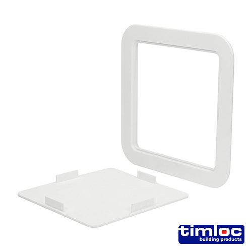 TIMCO Access Panel Clip Fit - White