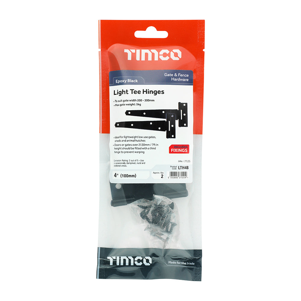 TIMCO Light Tee Hinge Pair