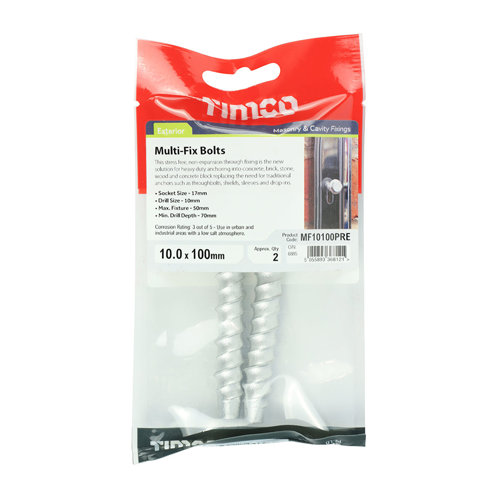 TIMCO Multi-Fix Bolt Hex Head