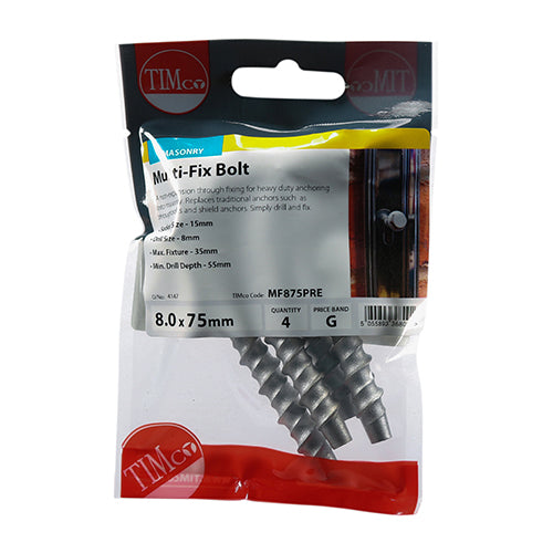TIMCO Multi-Fix Bolt Hex Head
