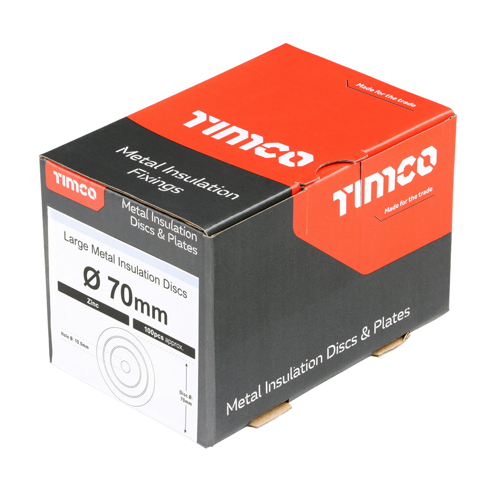 TIMCO LRG Metal Insulation Disc GALV