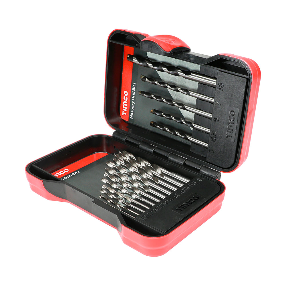 TIMCO HSS Jobber & Masonry Bit Set