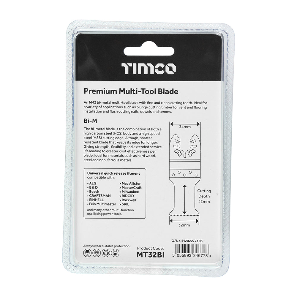 TIMCO Premium MTool Blade Straight