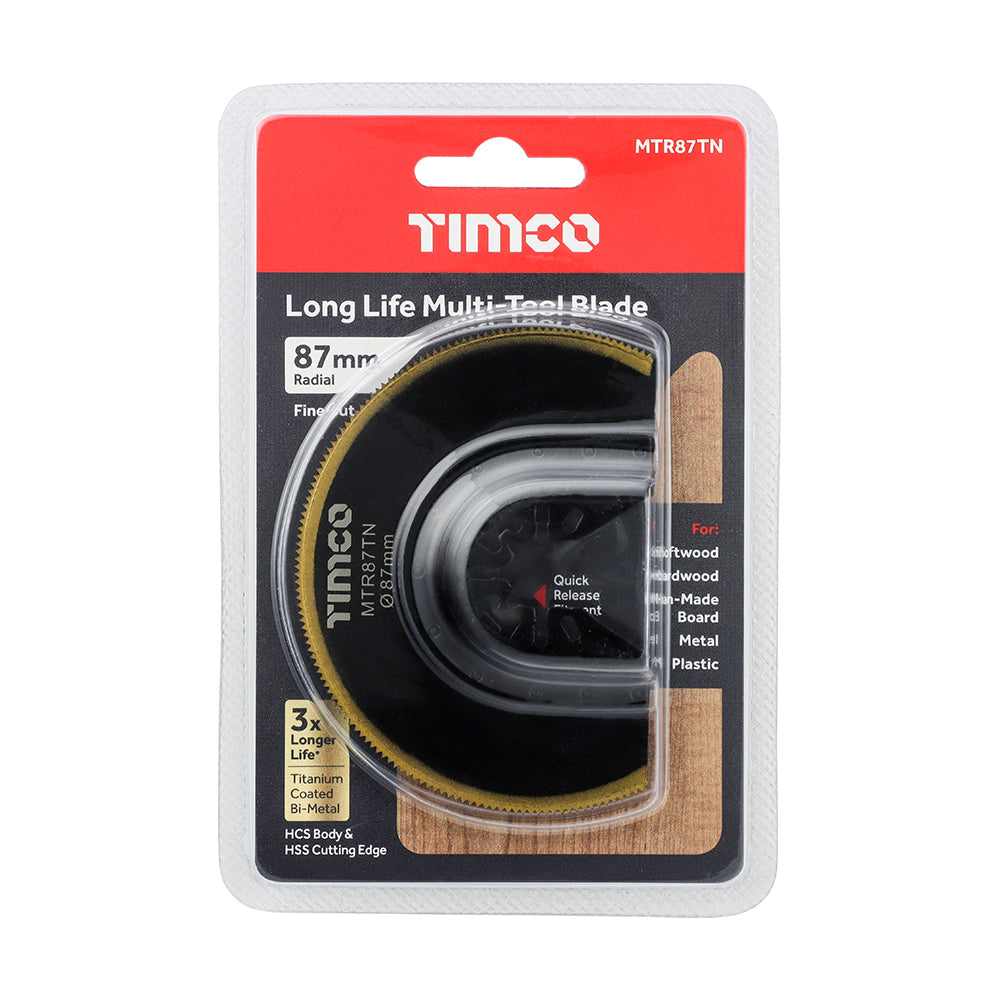 TIMCO Long Life MTool Blade Radial